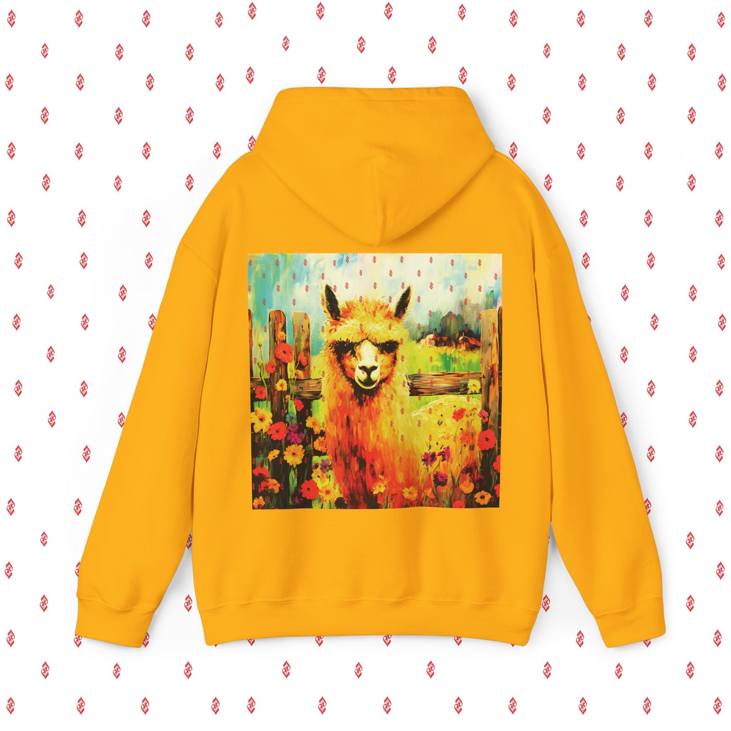 LOVELOUDER, ALPACA Gold Unisex Heavy Blend™ Hooded Sweatshirt