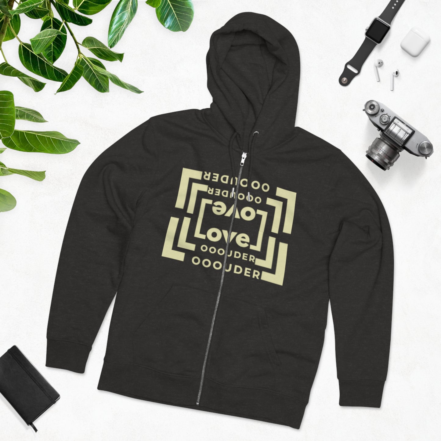 LOVELOUDER &Louder Men's Cultivator Zip Hoodie